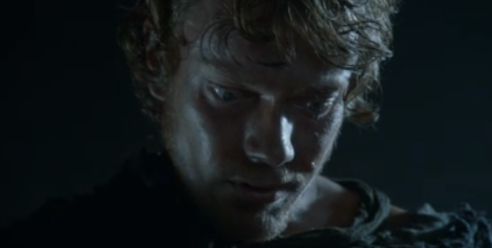 Theon, after learning of Robb Stark's death